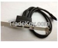 USB3.0 AF*2 to 20pin Cable