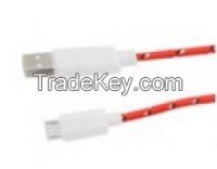 USB AM to Micro USB Net Braiding Cable