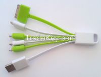 USB Mobile phone Charger cable with Key Ring design