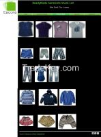 Readymade garments stock lot