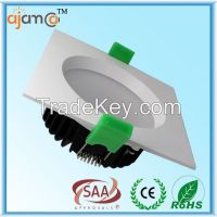 Dimmable square AC 85-265v led downlight