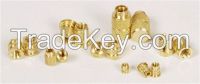 Brass thread inserts