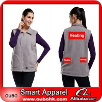 Women vest with high-tech electric heating system