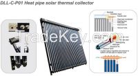 Heat pipe solar thermal collector