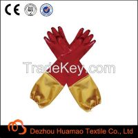 Smooth Finish PVC Glove with Long Sleeves