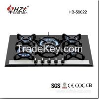 2014 Hot Sale Glass Top Built-in Gas Hobs