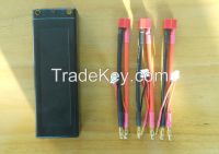 Hard case lipo packs 6500mah 7.4v 60c for RC cars