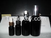 brown essential oil glass bottle