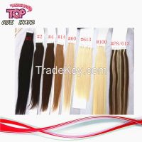 100% Human Remy Blonde Tape In Hair Extensions 40 pieces Skin Weft Hair extensions