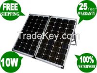 10W Mono crystalline Solar panel