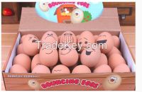 Pet's toy / Rubber egg/ funny face