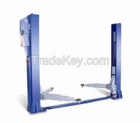 two post and double cylinder hydraulic car lift