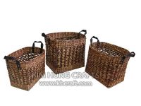 High quality and beautiful water hyacinth basket