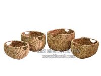 High quality and beautiful water hyacinth baskets