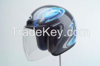 open face helmet for motorcycle