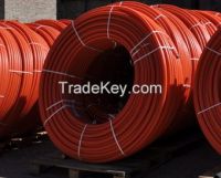 Polyethylene protective pipes for telecommunications