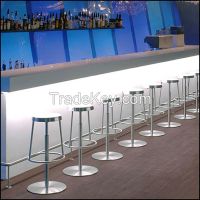 modern design pure acrylic solid surface bar counter
