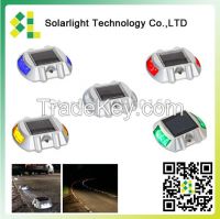 red green blue yellow white color steady/ flashing solar powered cat eye reflective road stud