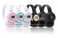 Stereo On Ear headphone Foldable headphones Support SD Card with FM