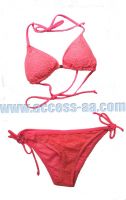 Sweet Bikini Pink Memory / Carved Pattern & UV Protection