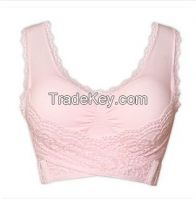 Good quality underwear/ seamless and wireless underwear push-up bra and breathable