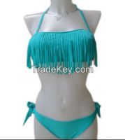 Sexy string bikini in vivid tassels hot design swimwear