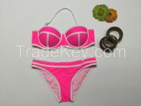 Most Chic Bikini this Summer Hot Selling Contrast Colors Push Up
