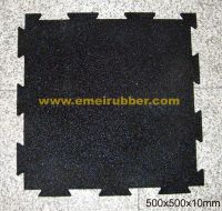 interlocking rubber mat rubber tile