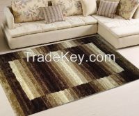 Hand-tufted polyester super shaggy carpets