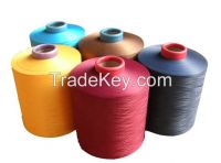 High tenacity 100% polyester yarn for industrial use