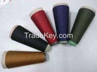 40s/1 pure virgin spun polyester yarn Supplier Raw White