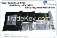 Military ration pack ready to eat