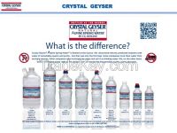 Crystal Geyer bottled spring mineral water
