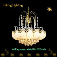 GKC0061 Width 500mm Giking Lighting Good Quality Crystal Chandelier Lamps