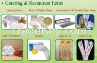 Disposable Products ( cups - plates - aluminium foil - food packaging - spoons - knifes - forks )