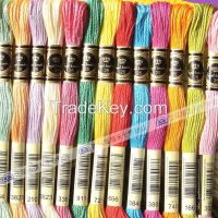 Royalbroderie Cross stitch thread similar with dmc colors 100% cotton