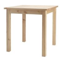 Solid wood table