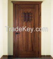 Solid Wood Door with Square Corners