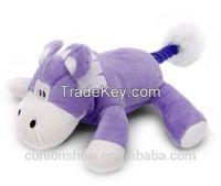 Custom Design Lovely Purple Cow Stuffed Toy