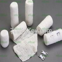 Bleached elastic crepe bandage