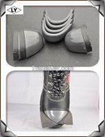 Removable steel toe caps for safety shoes