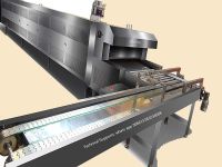 stainless steel tunnel oven bakery line 