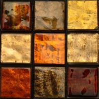 gold smalti glass mosaic