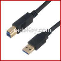 Shenzhen Kuncan Two sided usb 3.0 AM to BM cable