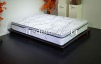 pocket spring mattress with latex euro top CJ003