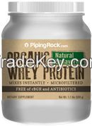 Organic Whey Protein Unflavored free of rBGH