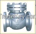 Cast steel swing check valve