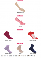 Women's socks - Core - set of 7 pairs - Model 1