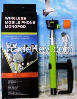 Hotsale Colorful Elevator Button Self-shooting Monopod For Htc