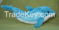 43 cm Turquoise Happytail Dolphin stuffed plush toys